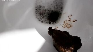 Hard Stuck Shit In Her Asshole