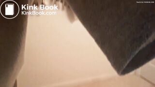 Shy Girl Poop On Toilet Lid