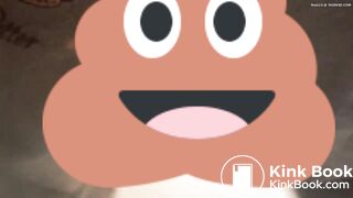 Shy Girl Poop On Toilet Lid