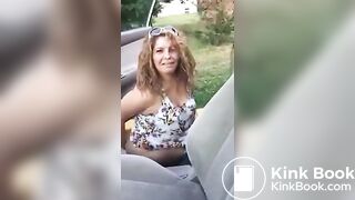 MILF Poops on Street