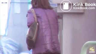 excretion watched by a stranger