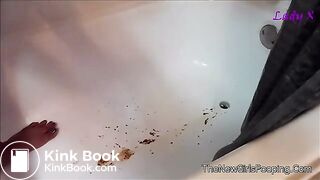 sexy Latina has diarrhea