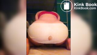 Lovely Amateur pantypooping