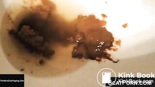 Nice Girl Pooping on Toilet