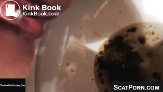 Nice Girl Pooping on Toilet