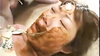 Scat lesbian maid porn to eat shit