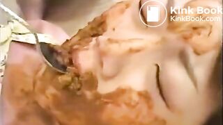 Scat lesbian maid porn to eat shit