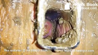 Shit filled pussy fisting