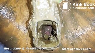 Shit filled pussy fisting