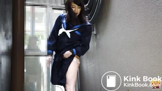 Japanese Girls pooping in alleys