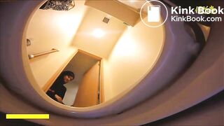 Japanese toilet shitting