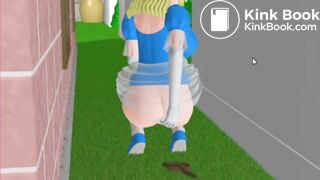 JAPANESE POOPING GIRL ANIMATION - video 2