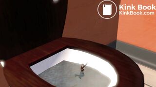 Toilet t0rture giantess