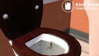 Toilet t0rture giantess