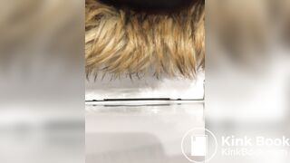 Loud poop on restaurant spycam