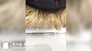 Loud poop on restaurant spycam