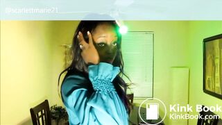 She almost clogged the toilet