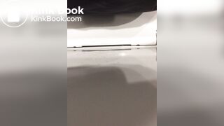 Public toilet pooping - video 2