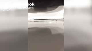 Public toilet pooping - video 2