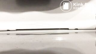 Public toilet pooping - video 2