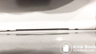 Public toilet pooping - video 2