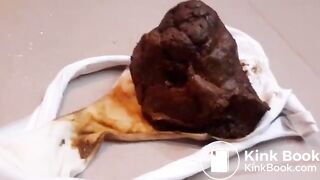 Blonde panty poop - video 3