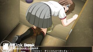 Japanese pooping girl animation - video 9