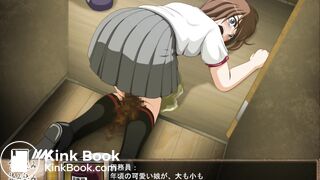 Japanese pooping girl animation - video 9