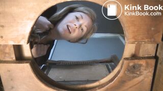 Mistress poops through toilet seat 4 U