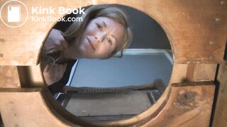 Mistress poops through toilet seat 4 U