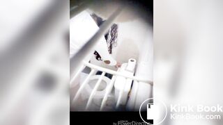 Slim Latina Takes a Dump