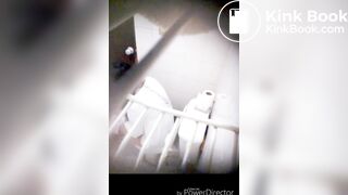 Slim Latina Takes a Dump