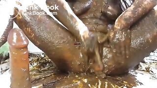 Completely Covered Nasty Shit Whore