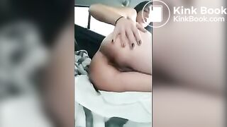 She decides to poop in car