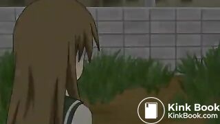 Anime girl poops her panties