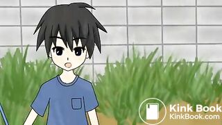 Anime girl poops her panties