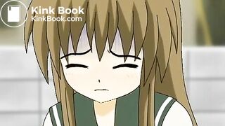 Anime girl poops her panties