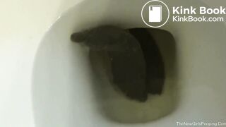 Sexy Ginger Teen Takes A Shit On Cam