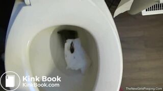 Sexy Ginger Teen Takes A Shit On Cam