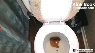ebony girl poop
