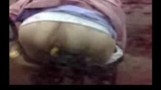 BBW granny takes a runny shit in public