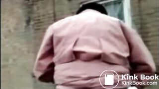 BBW granny takes a runny shit in public