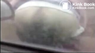 BBW granny takes a runny shit in public