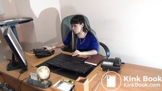 secretary makes use of a slave