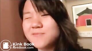 minty poops on the toilet