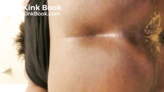 Big ebony ass shitting