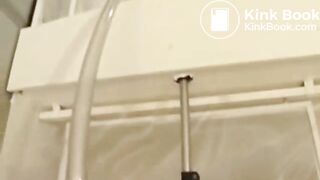 Asian piss and shit tube feeding