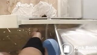 Asian piss and shit tube feeding