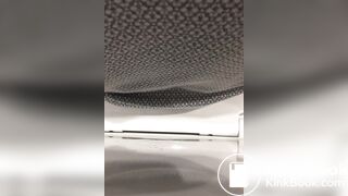 Diarrhea on restaurant spycam (turd visible)