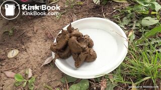 Big shit feeding off a plate.